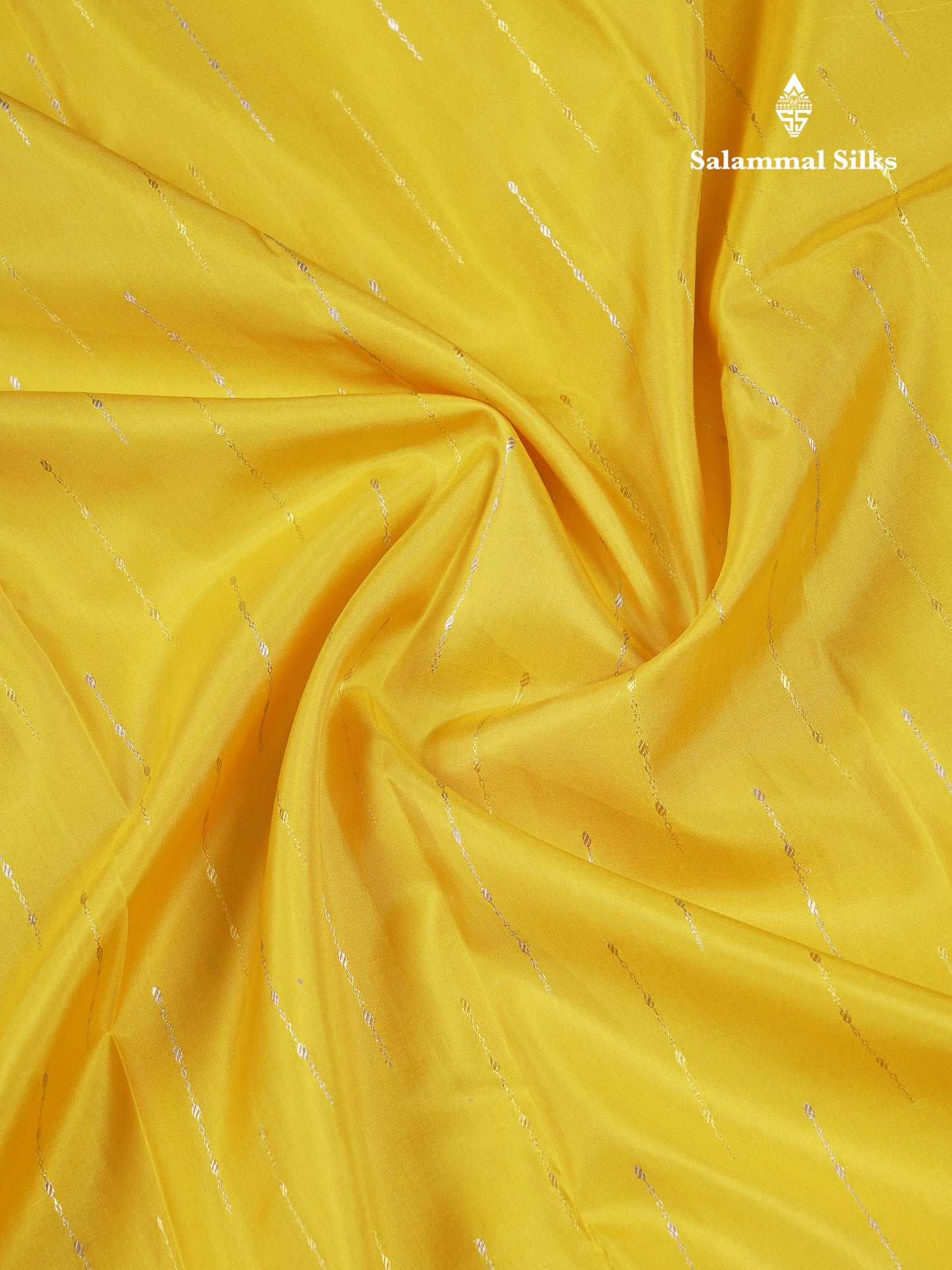 Beautiful Yellow Pure Kanjivaram Silk Saree With Contrast Royal Blue Traditional Border