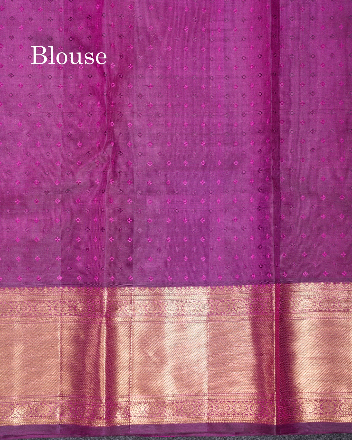Beautiful Magenta Menakari Work Bridal Pure Kanjivaram Silk Saree With Traditional Border