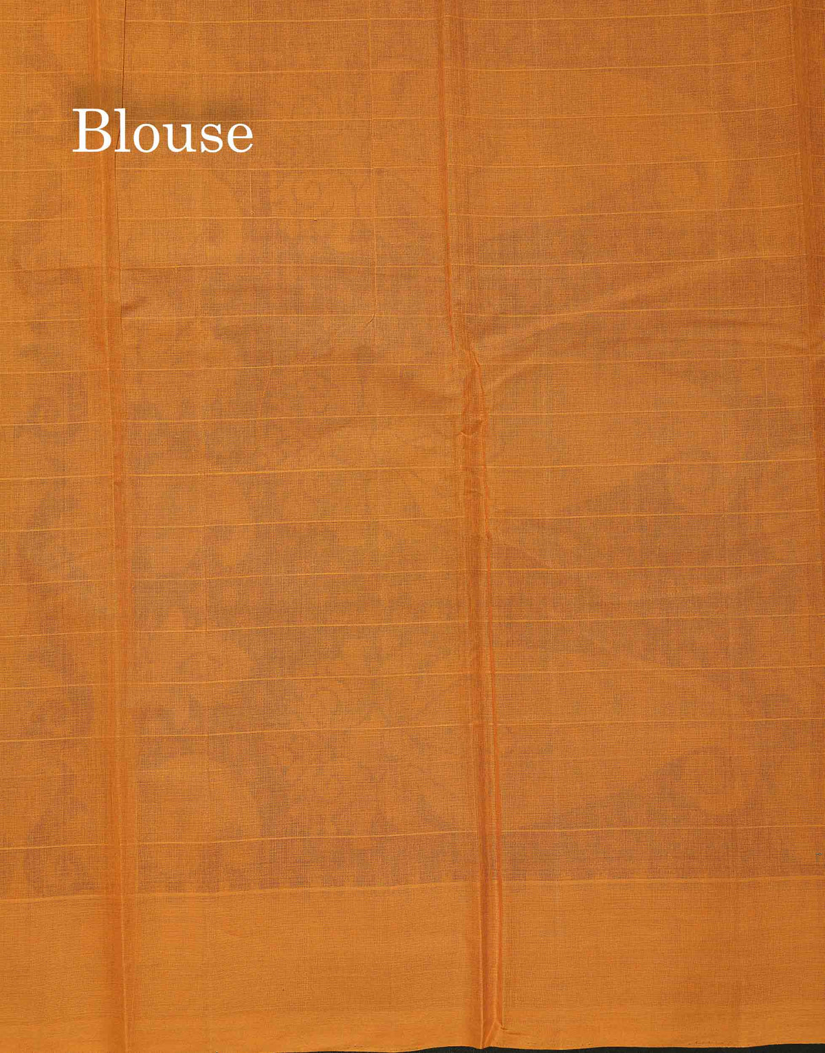 Handloom Pure Cotton Saree -  Rexona Green Colour Body With Contrast Mustard Yellow Blouse