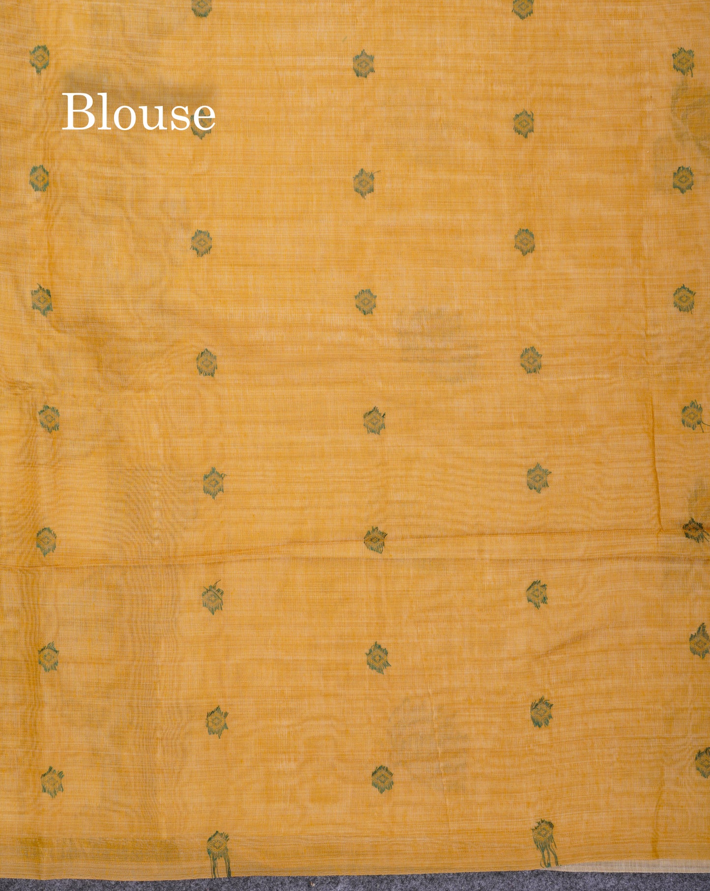 Beautiful Sandal Meenakari Work Muga Cotton Saree With Komatha Pallu Contrast Navy Blue Blouse
