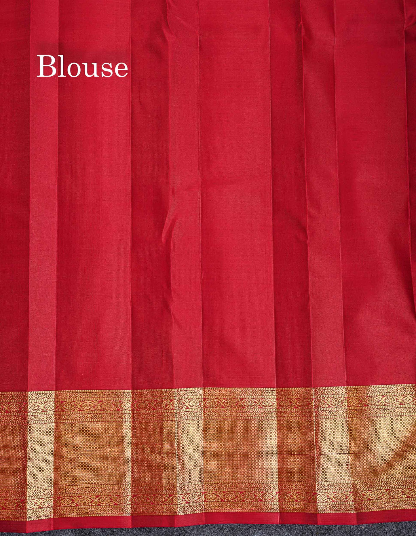 Korvai 2G Zari Kanjivaram Silk Saree - Royal Blue Colour Body With Contrast Maroon Border