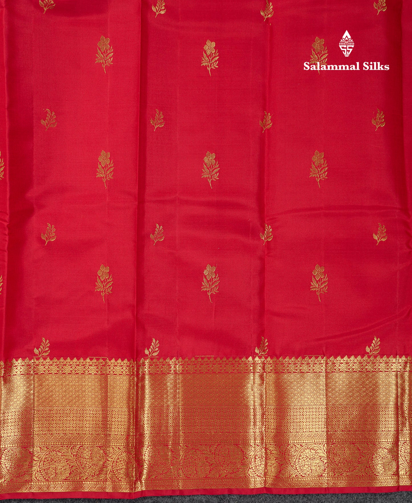 Beautiful Redish Maroon Pure Kanjivaram Silk Saree With Traditional Evening Morning Border