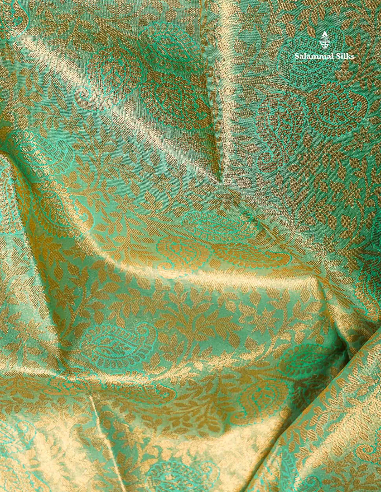 Bridal Semi Silk Saree - Light Green Colour Body Tissue With Contrast Maroon Evening Morning Border