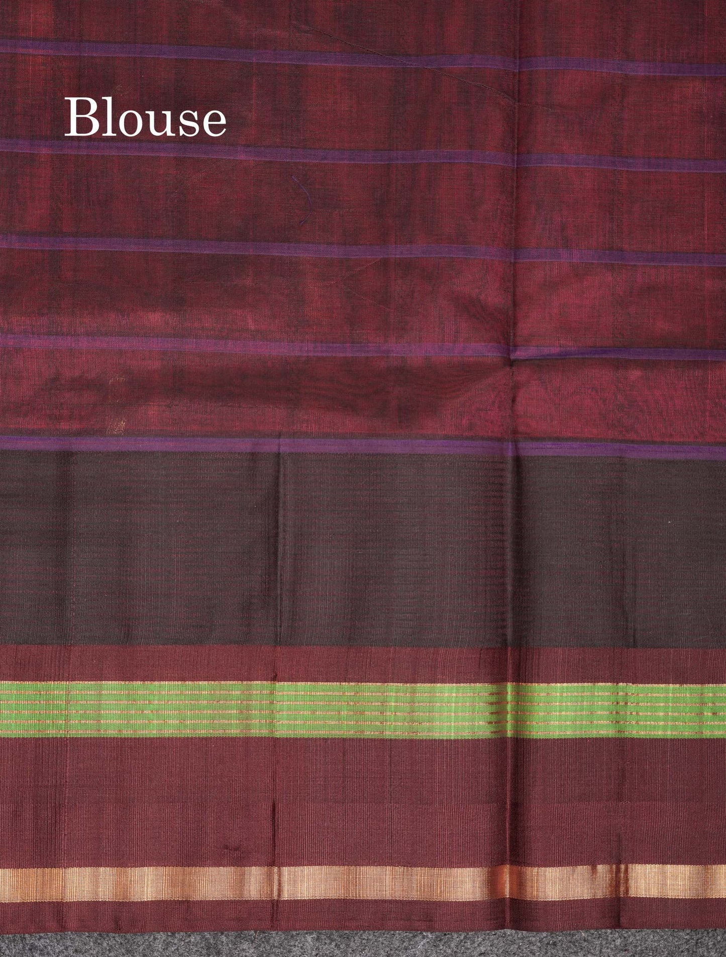 Beautiful Dual Tone Pinkish Peach Checks With Butta Silk Cotton Saree With Contrast Bottle Green Traditional Temple & Gap Border
