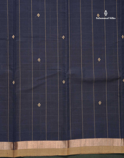 Handloom Pure Cotton Saree -  Beige Colour Body With Contrast Maroon Blouse