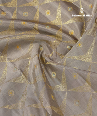 Beautiful Grey White Menakari Work Bridal Pure Kanjivaram Silk Saree With Contrast Dark Maroon Traditional Border