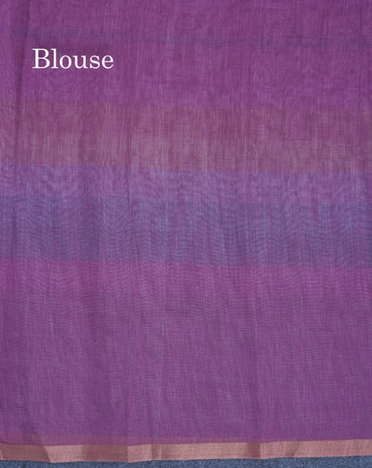 Beautiful Multicolour Rainbow Mul Mul Cotton Saree With Contrast Black Blouse