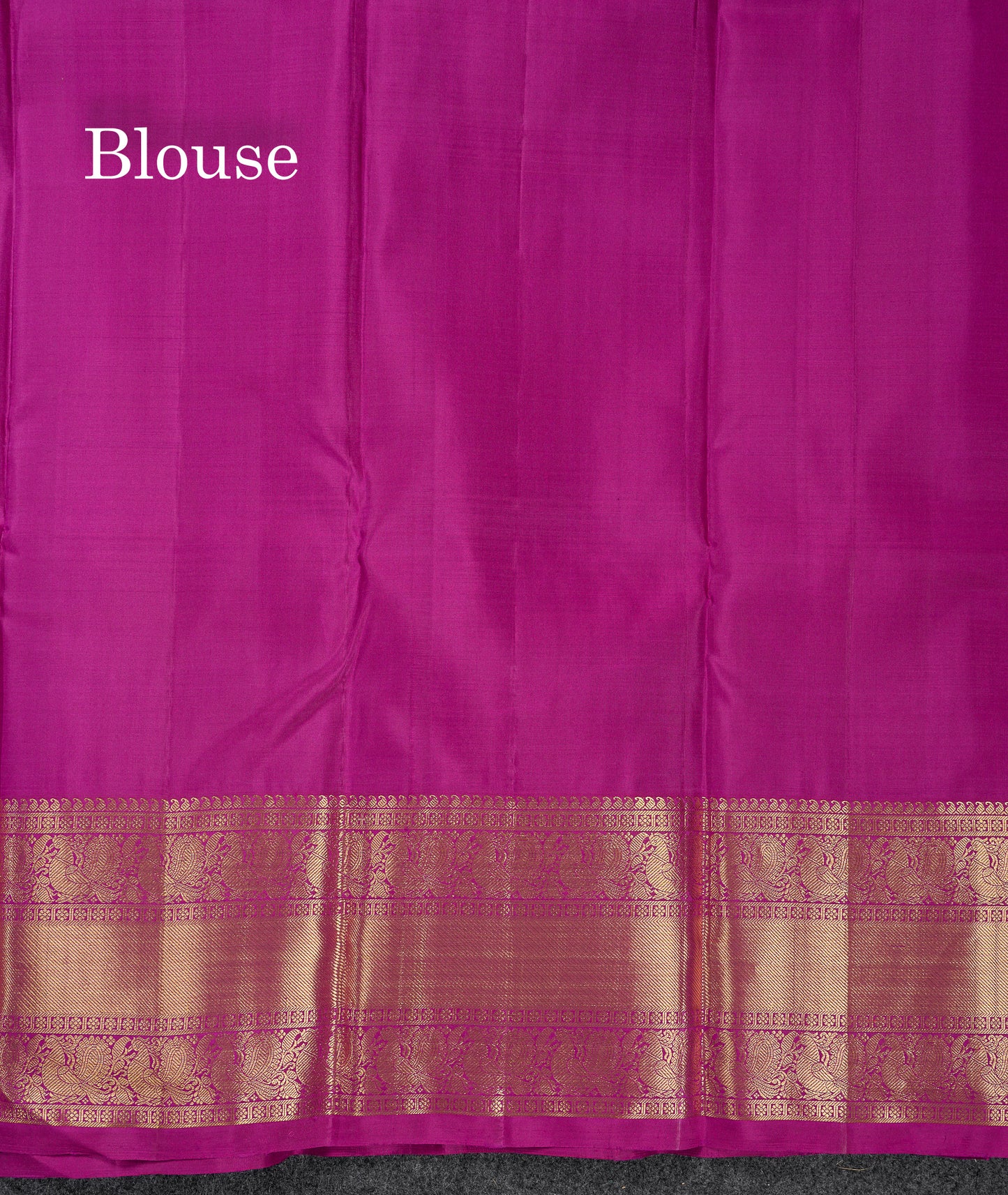 Beautiful Vadamalli Pure Kanjivaram Silk Saree With Traditional Border