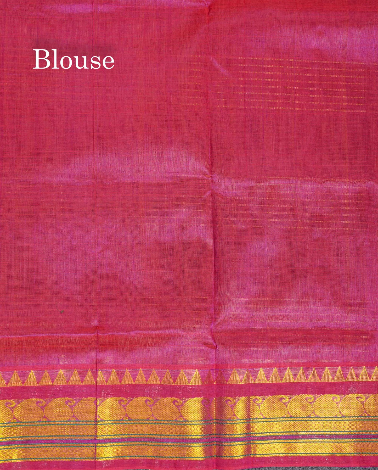 Beautiful Dark Sandal Pure Silk Cotton Saree With Contrast Pink Traditional Border