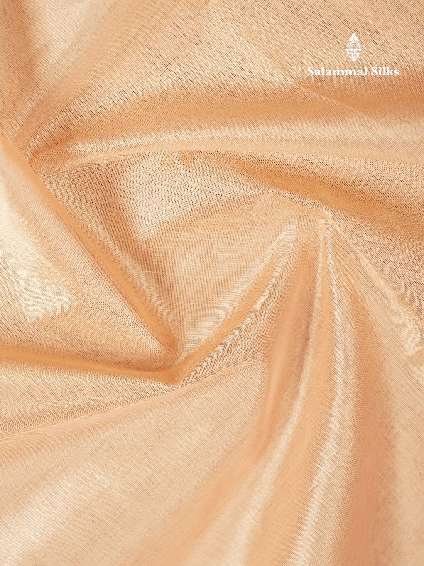 Beautiful Cream Sandal Plain Pure Silk Cotton Saree With Contrast Pink Traditional Border