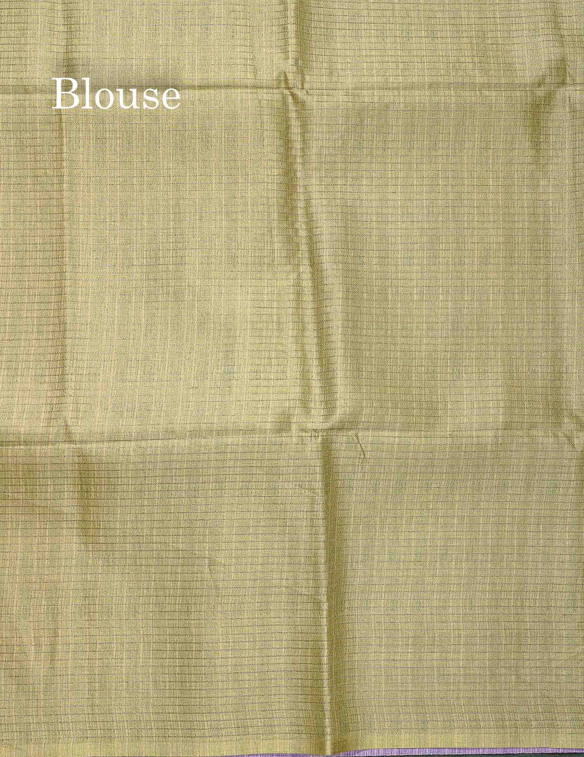 Semi Tussar Saree - Lavender Colour Body With Contrast Pista Green Blouse
