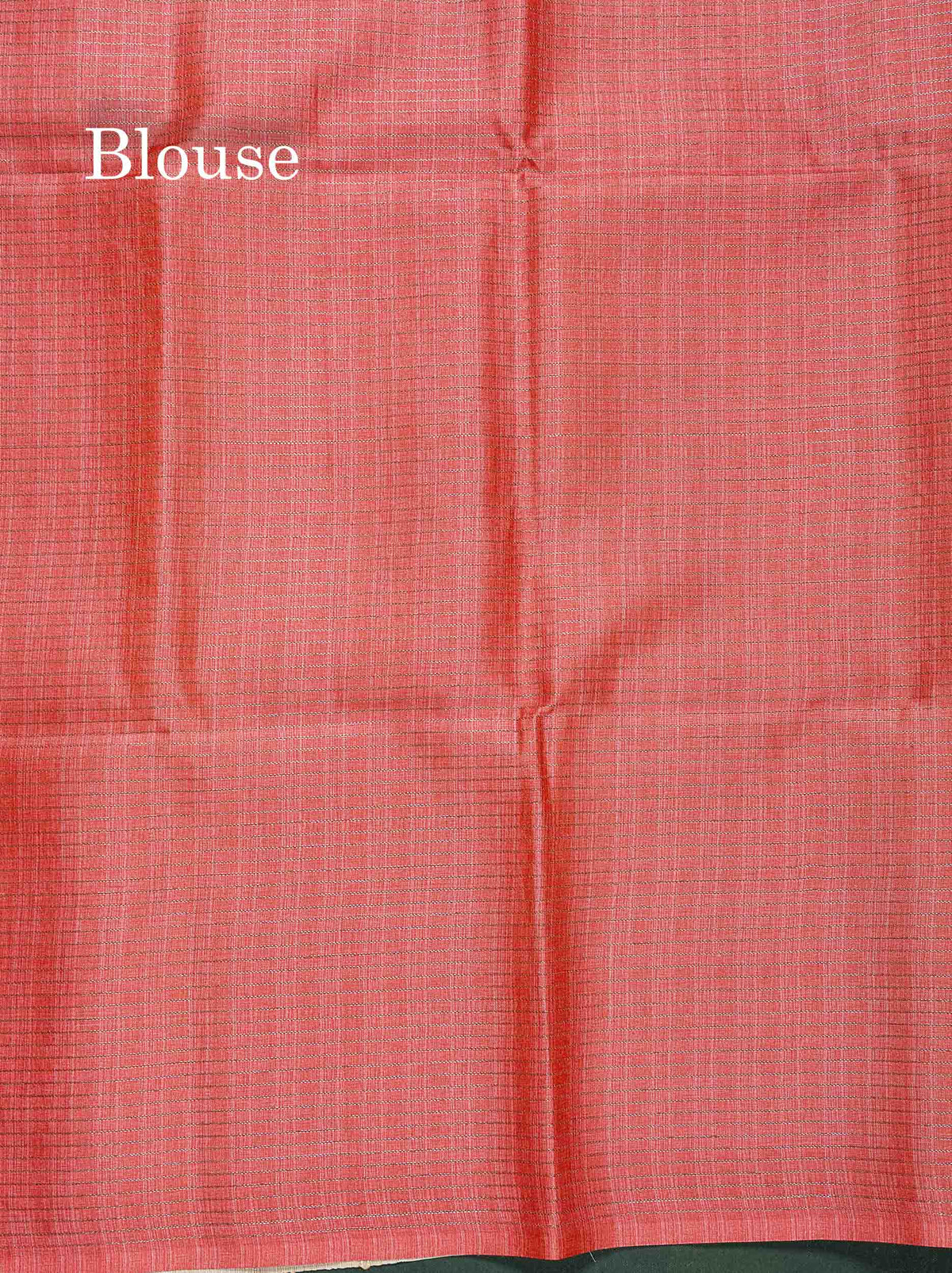 Semi Tussar Saree - Beige Colour Body With Contrast Peach Blouse