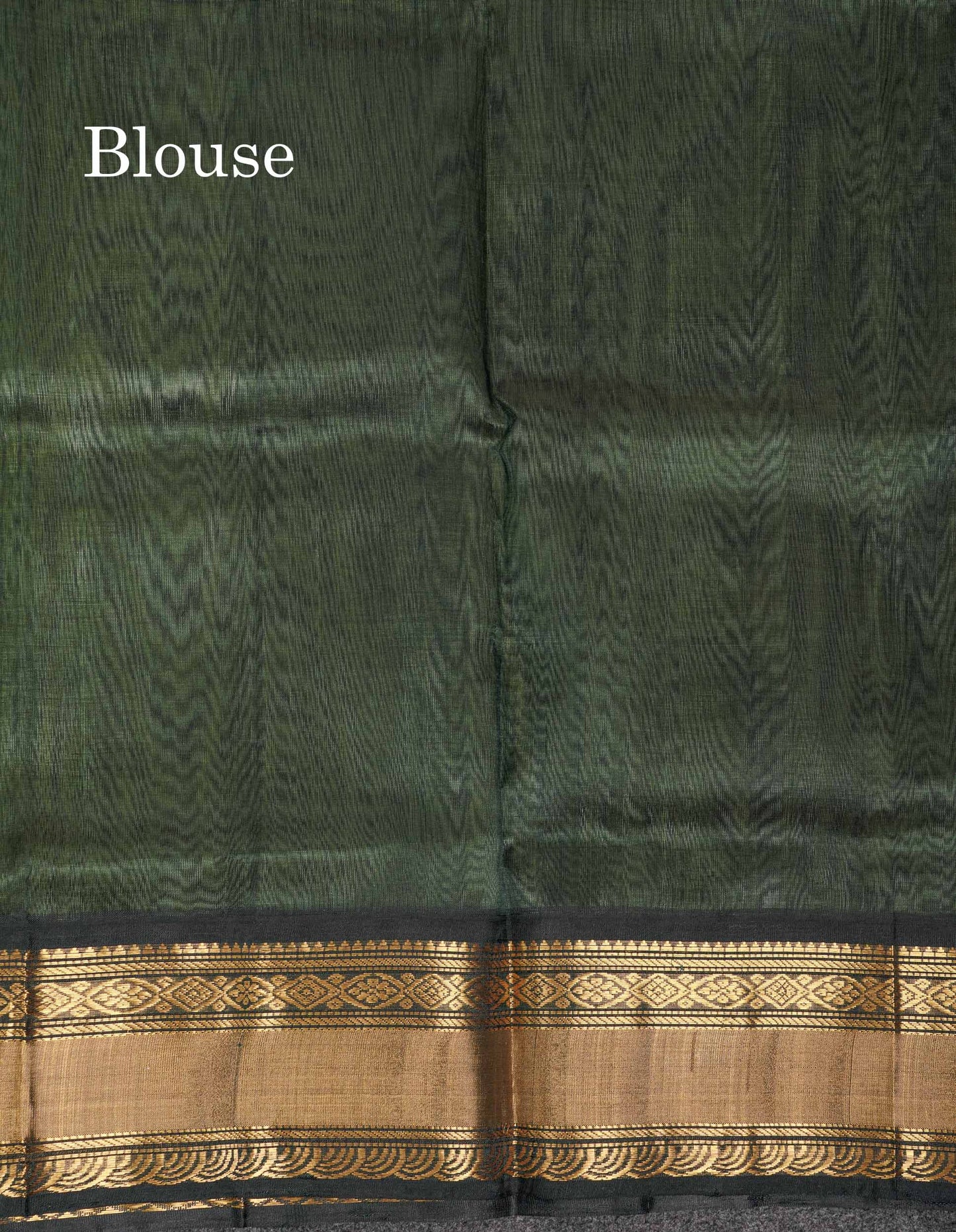 Beautiful Pista Green Pure Silk Cotton Saree With Contrast Dark Bottle Green Traditional Border