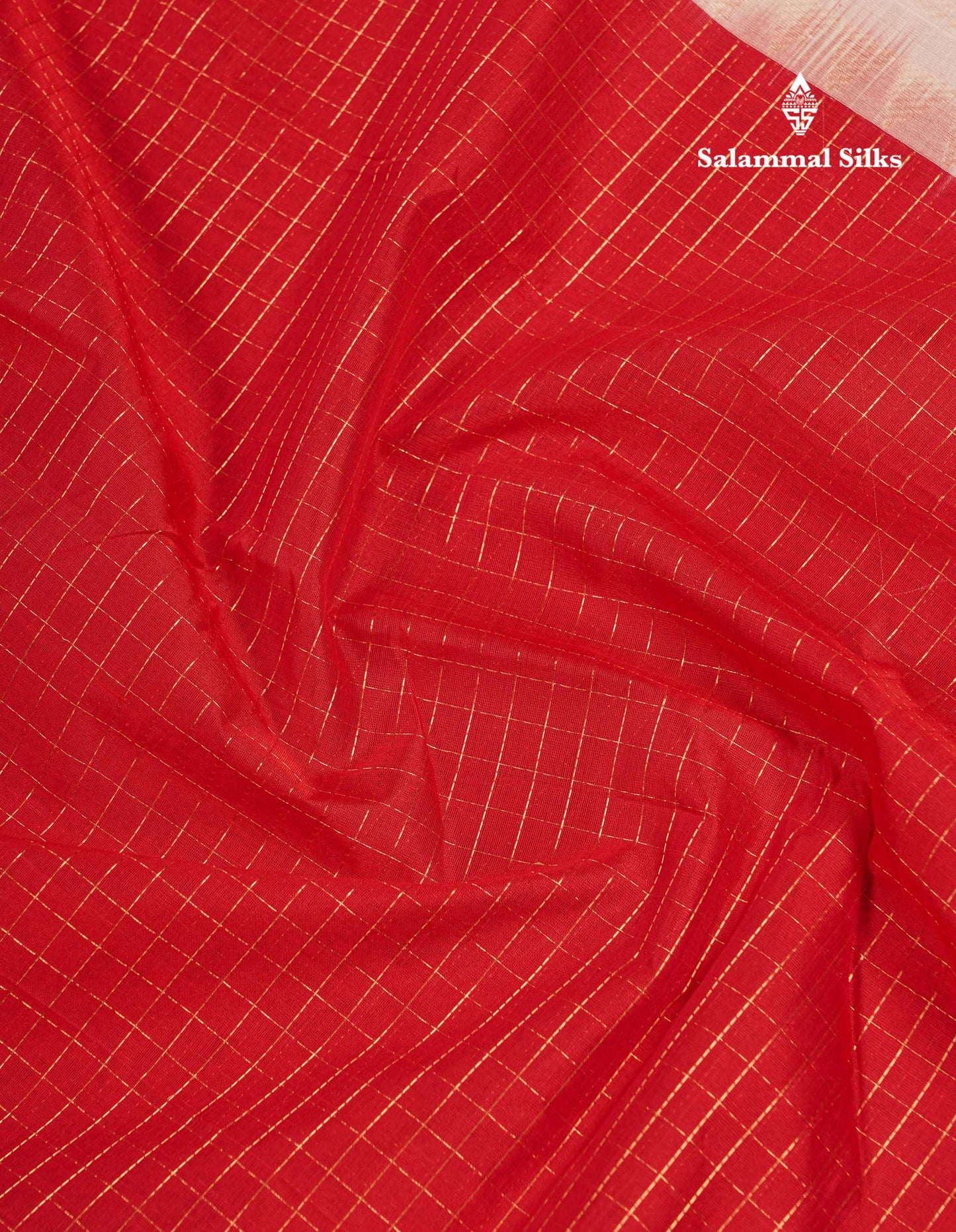 Beautiful Bottle Green Small Zari Checks Pure Silk Cotton Saree With Contrast Orange Traditional Gap Border