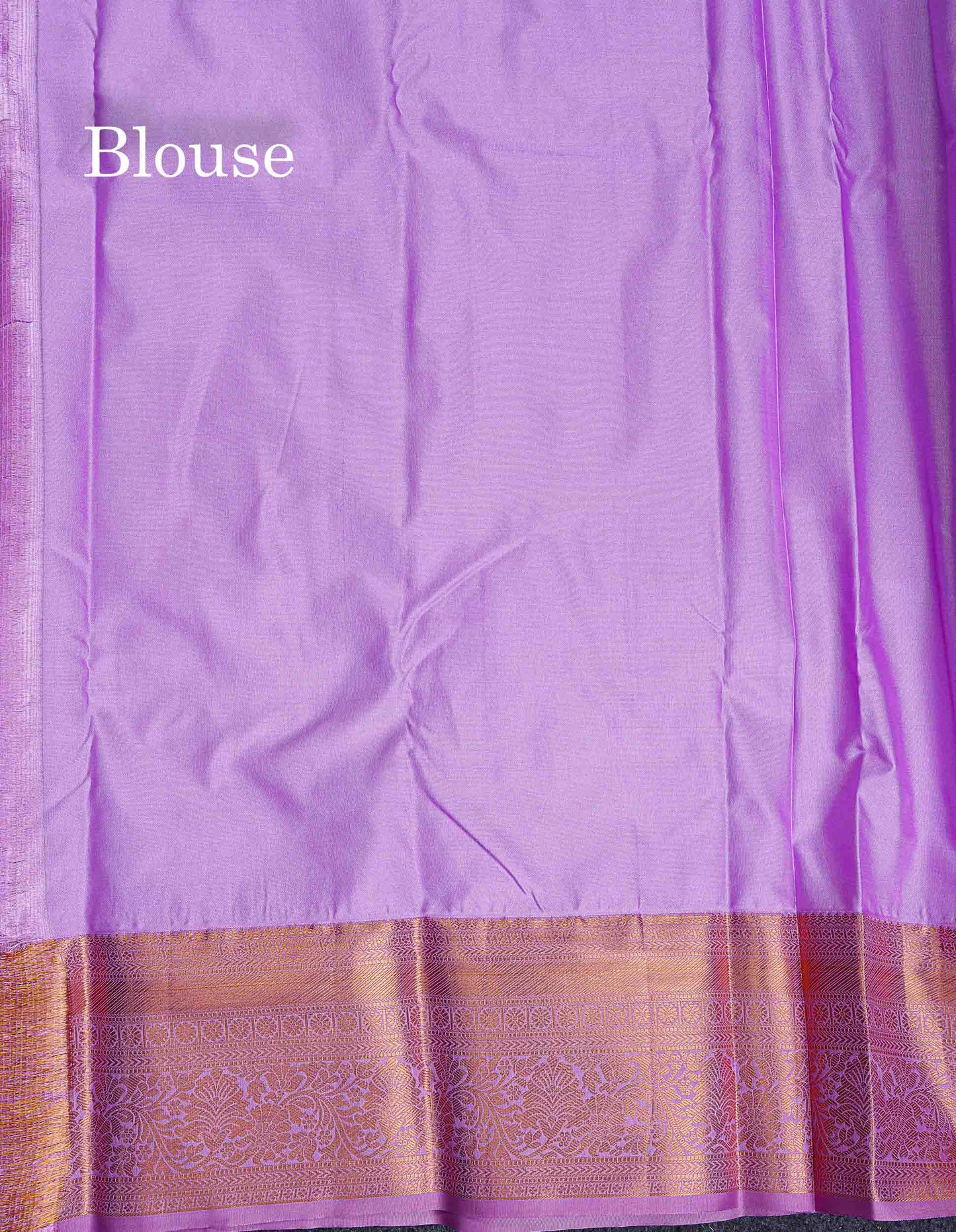 Bridal Semi Silk Saree -  Pista Green Colour Body With Contrast Light Lavender Border