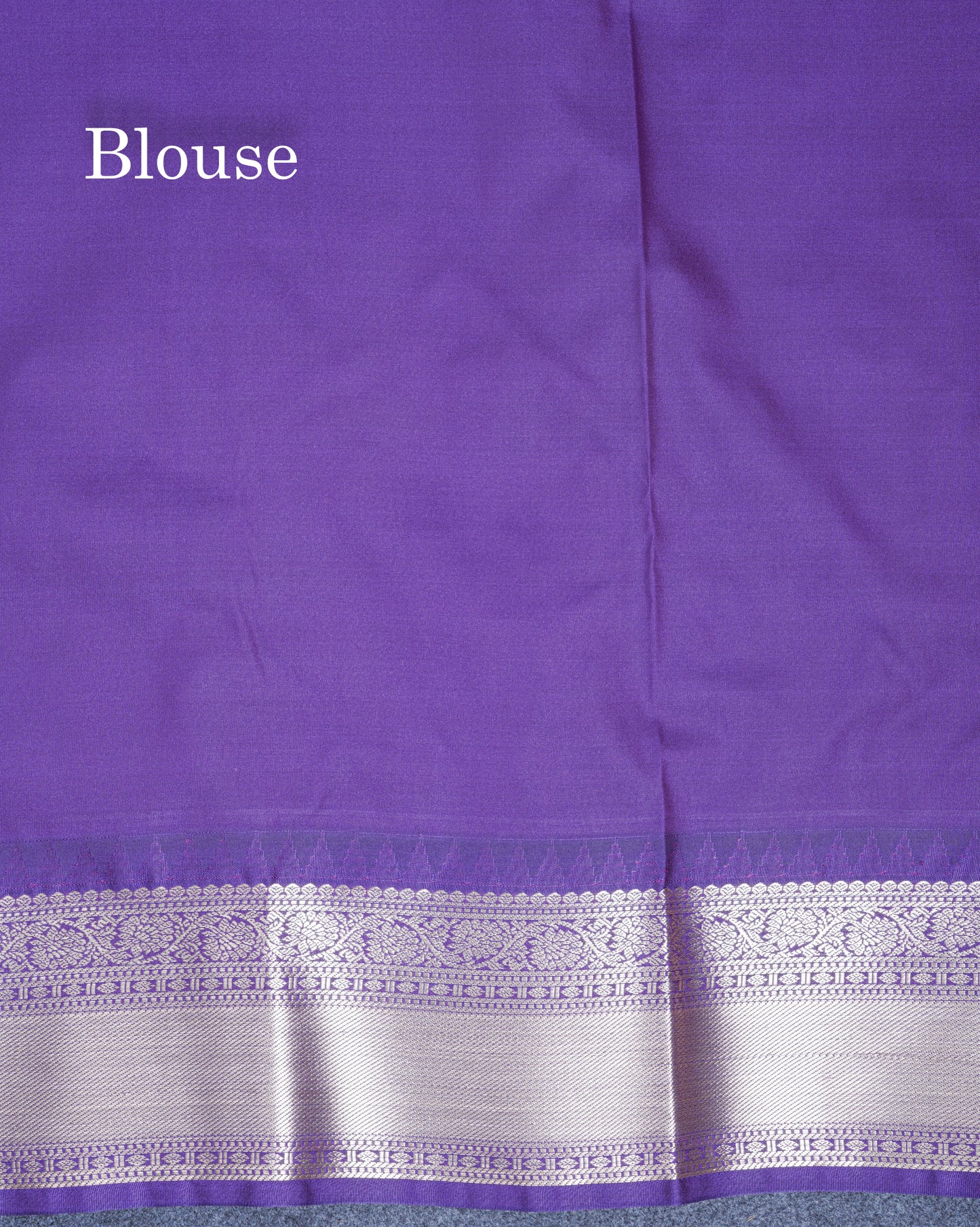 Mustard Yellow Semi Silk Saree With Contrast Violet Border