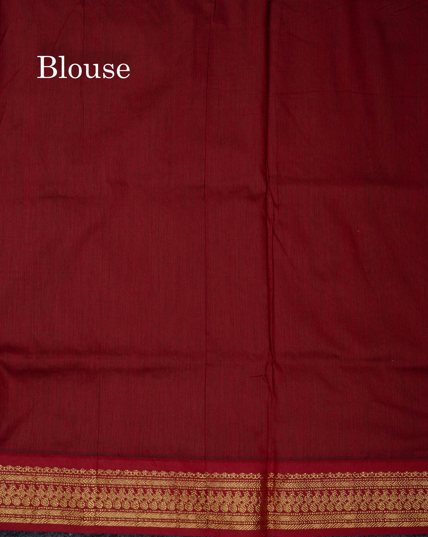 Beautiful Green Zari Butta Kalyani Cotton Saree With Contrast Maroon Traditional Border