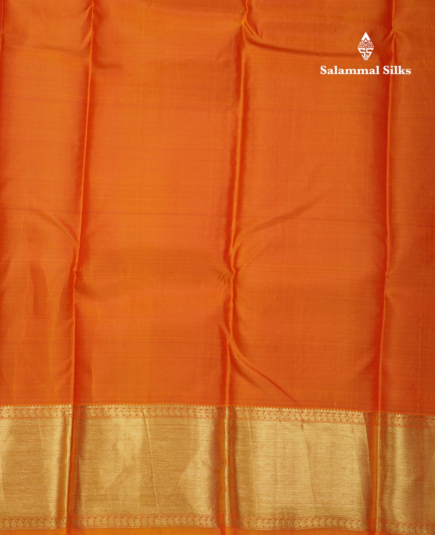 Beautiful Dual Tone Green Pure Kanjivaram Silk Saree With Contrast Mustard Yellow Traditional Border