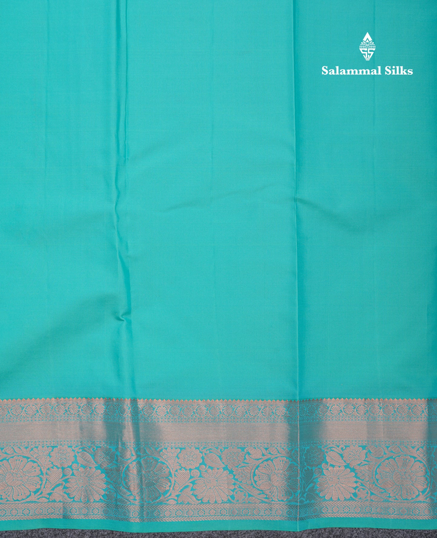 Beautiful Peacock Blue Bridal Pure Mix Silk Saree With Contrast Sapphire Blue Border