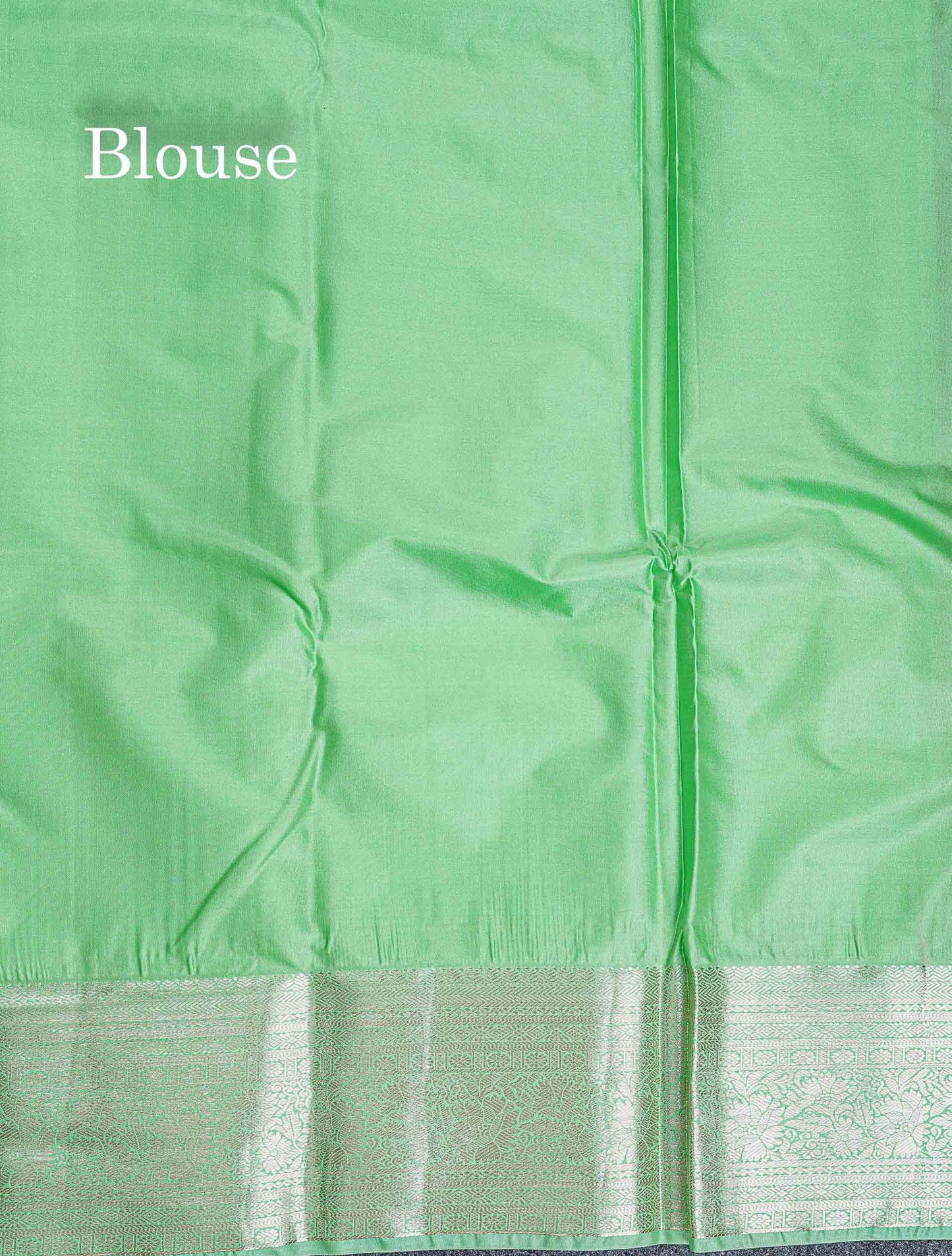 Bridal Semi Silk Saree -  Purple Colour Body With Contrast Rexona Green Traditional Border