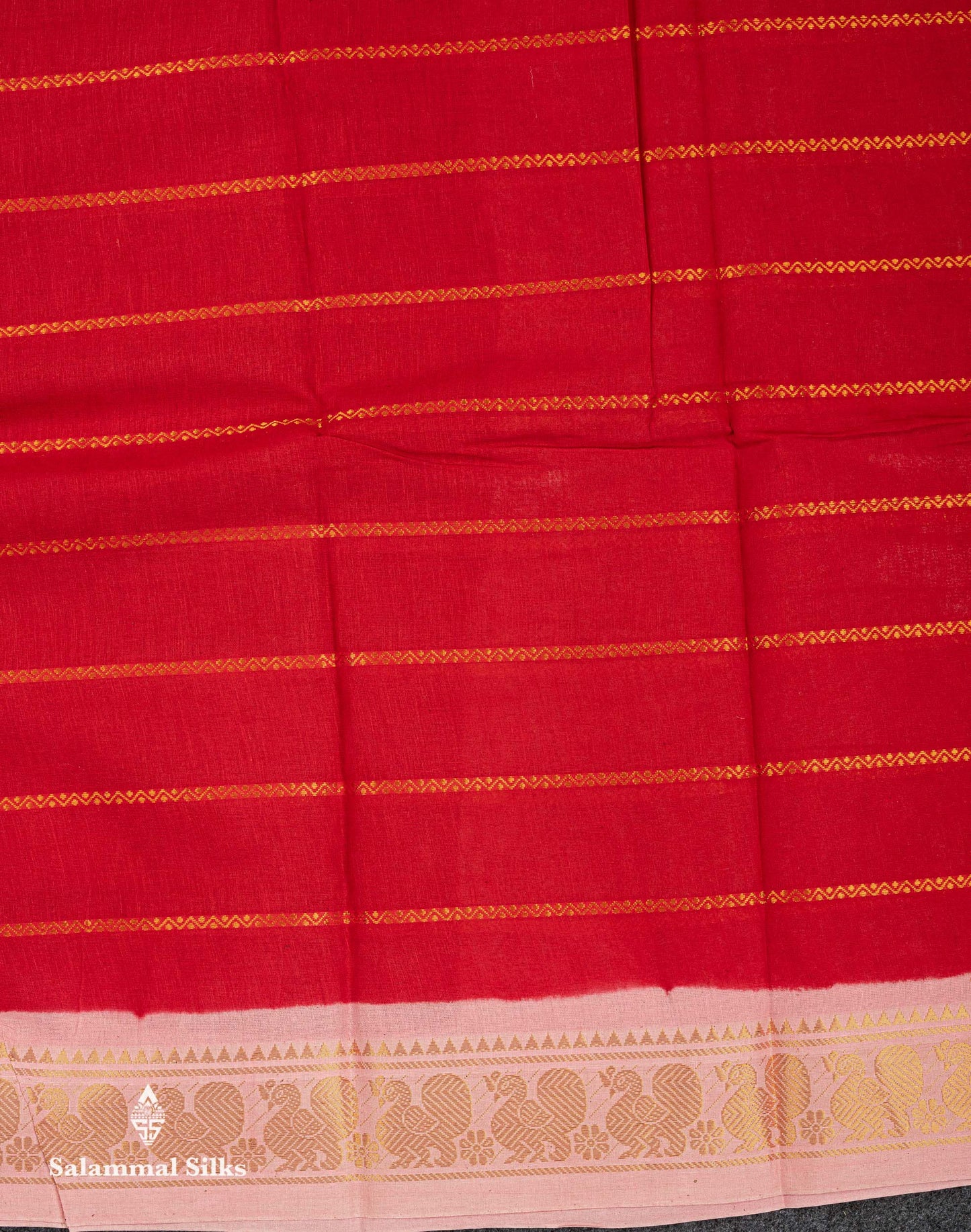 Beautiful Orange Pure Sungudi Cotton Saree With Contrast Baby Pink Traditional Small Border