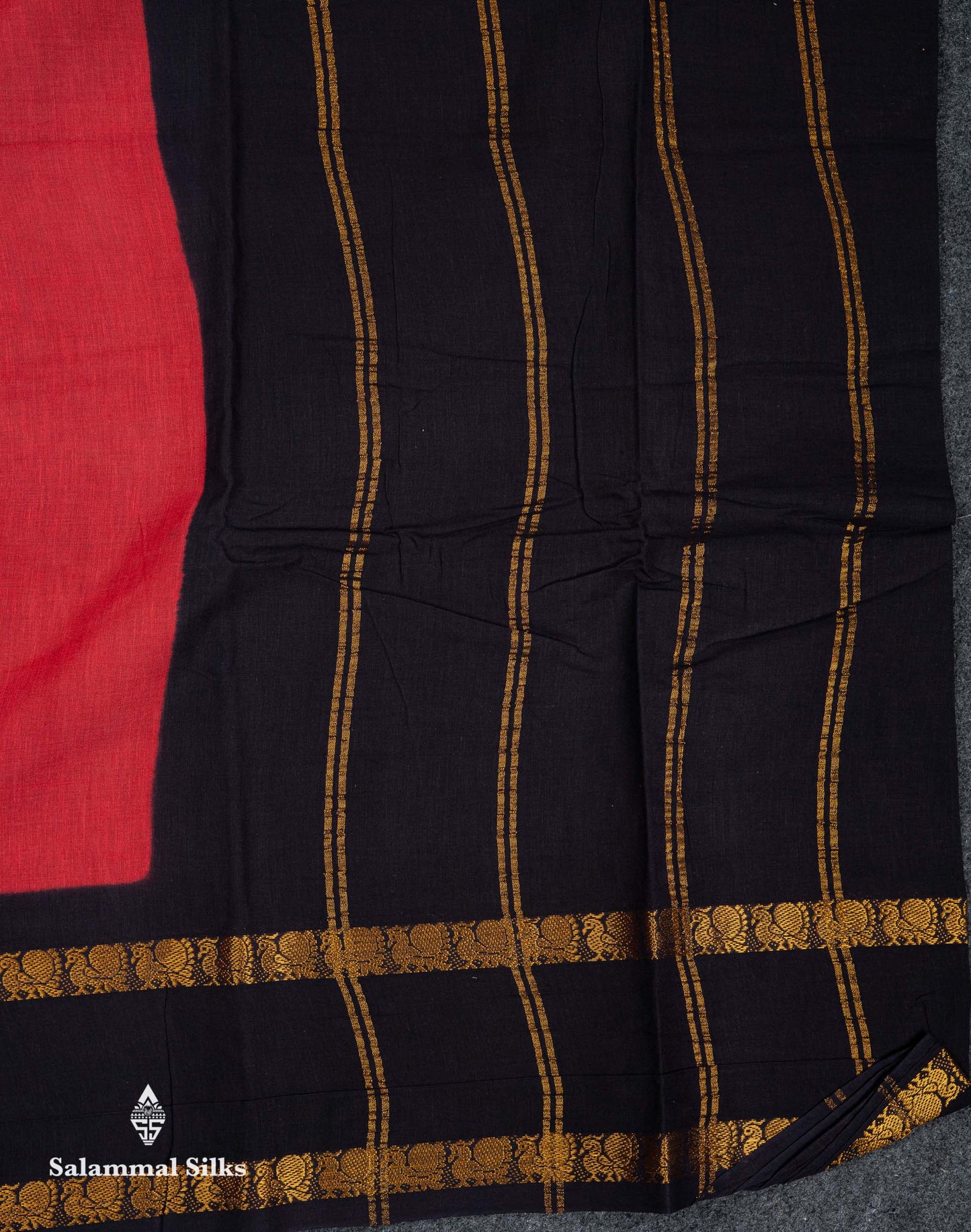 Beautiful Mustard Yellow Sungudi Cotton Saree With Contrast Dark Bottle Green Traditional Gap Border
