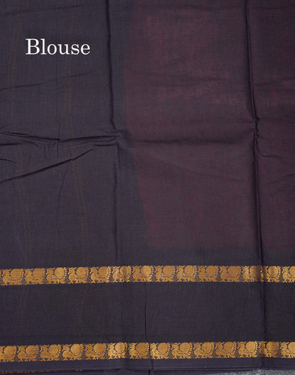 Beautiful Mustard Yellow Sungudi Cotton Saree With Contrast Dark Bottle Green Traditional Gap Border