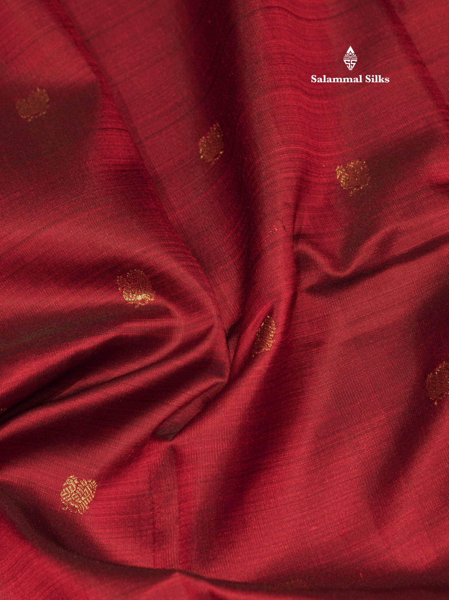 Dark Maroon Colour Pure Kanjivaram Silk Saree with Traditional Pink Double Border