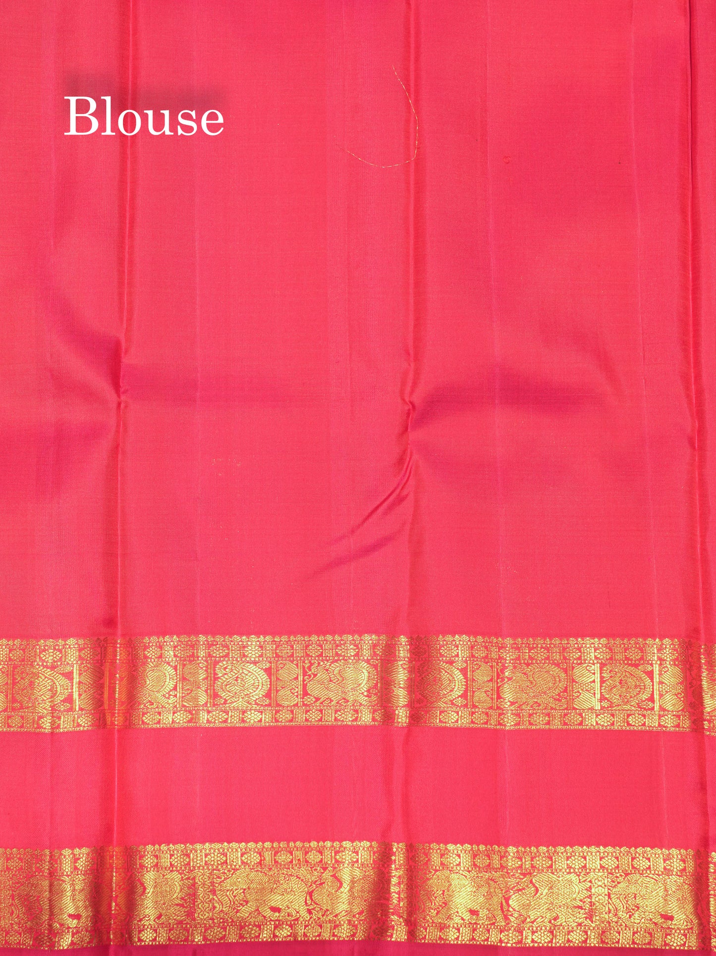 Dark Maroon Colour Pure Kanjivaram Silk Saree with Traditional Pink Double Border
