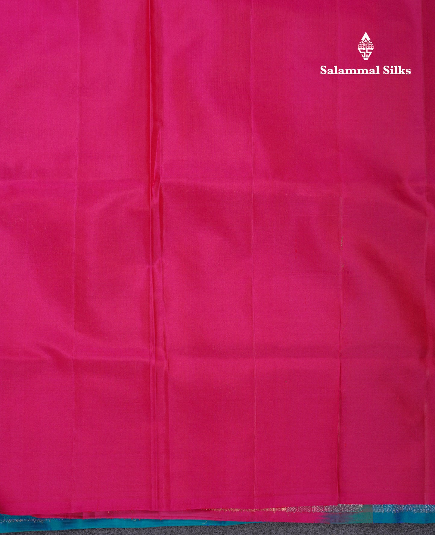 Beautiful Orange Pure Kanjivaram Soft Silk Saree With Contrast Sapphire Green Blouse