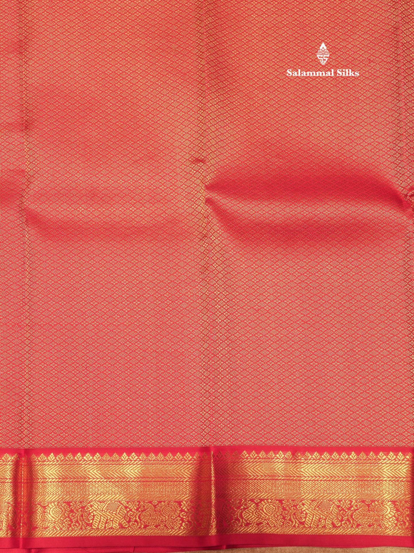 Vairaoosi Manthulir Yellow Colour Pure Kanjivaram Silk Saree with Contrast Small Pink Border
