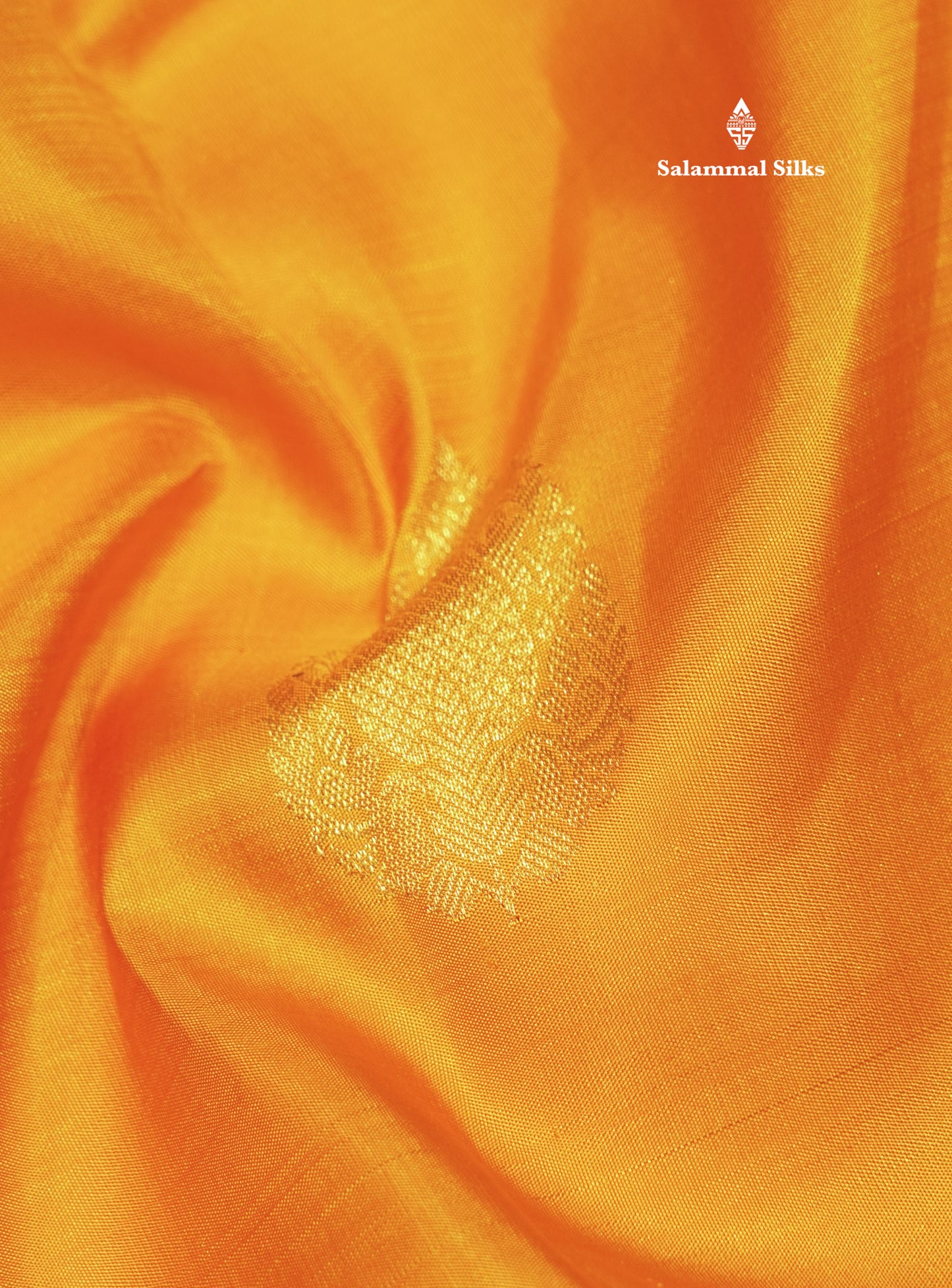 Mustard Yellow Colour Pure Kanjivaram Silk Saree with Pallakku Border