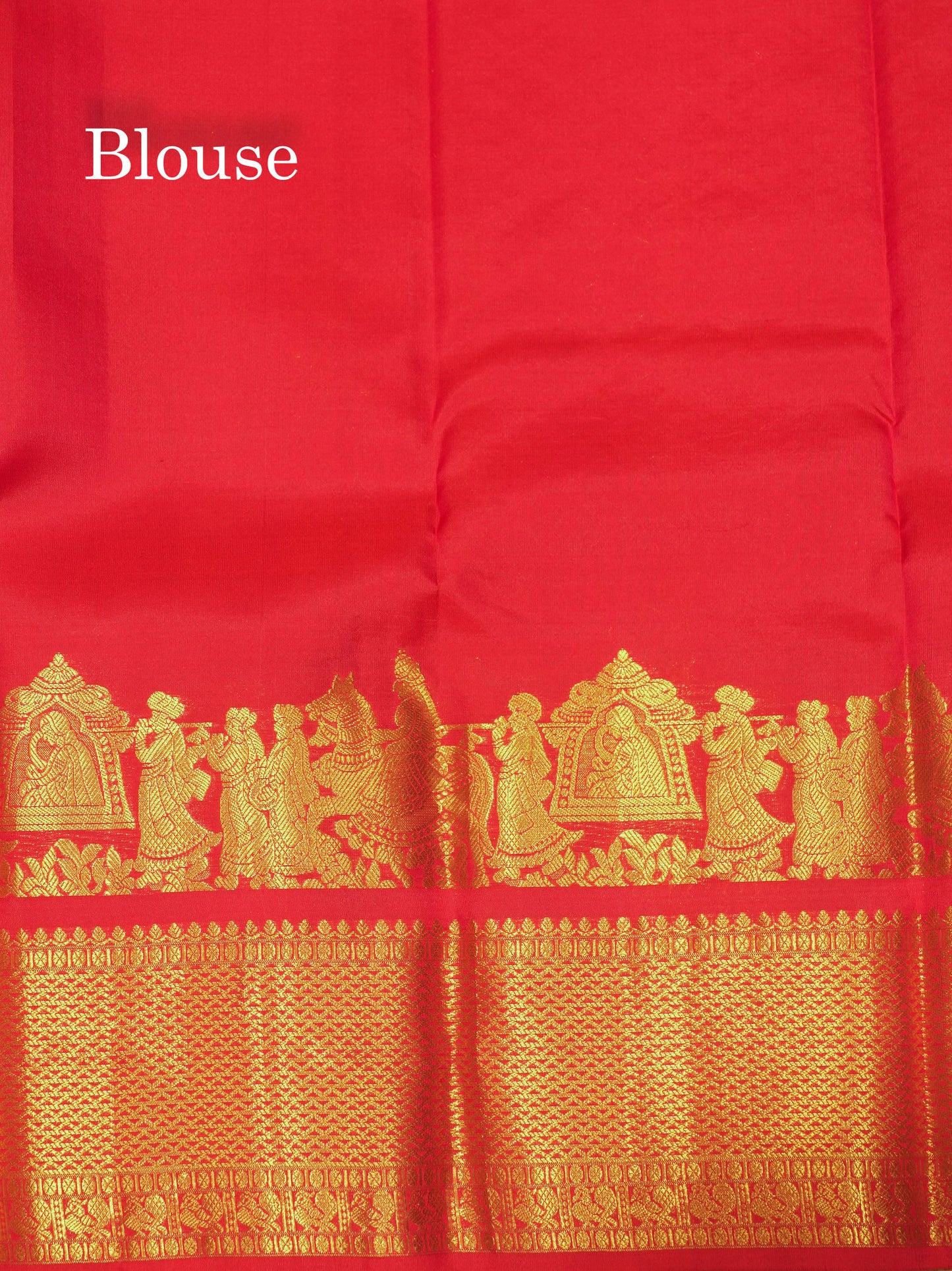Ash Colour Pure Kanjivaram Silk Saree with Pallakku Border