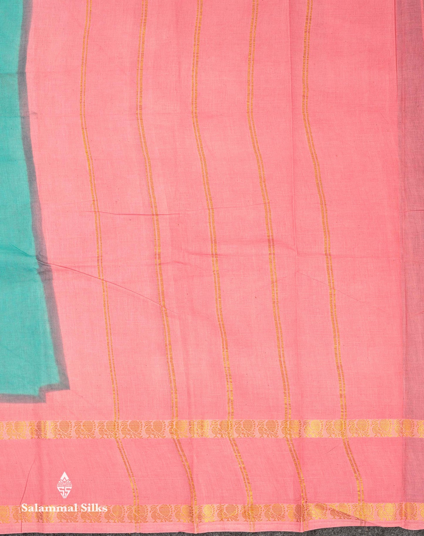 Beautiful Mustard Yellow Sungudi Cotton Saree With Contrast Dark Bottle Green Traditional Gap Border