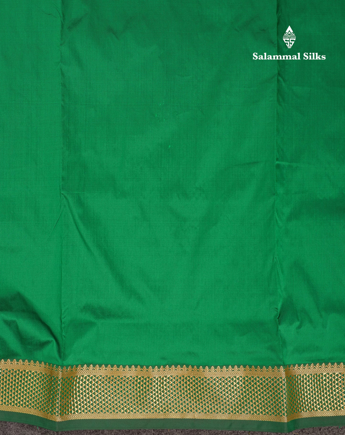 10.5 Yards Semi Silk Saree Royal Blue Plain With Traditional Border