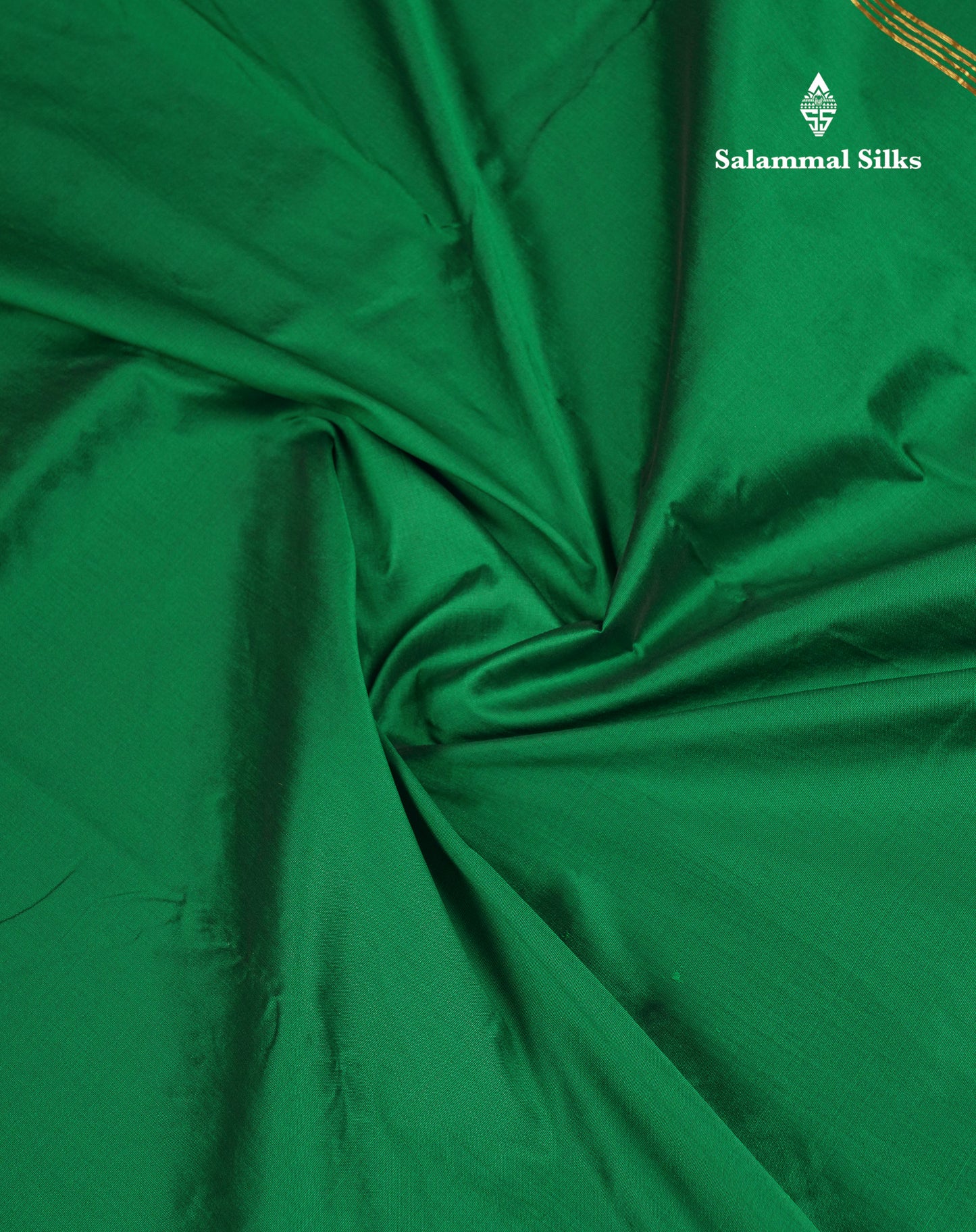 10.5 Yards Semi Silk Saree Royal Blue Plain With Traditional Border