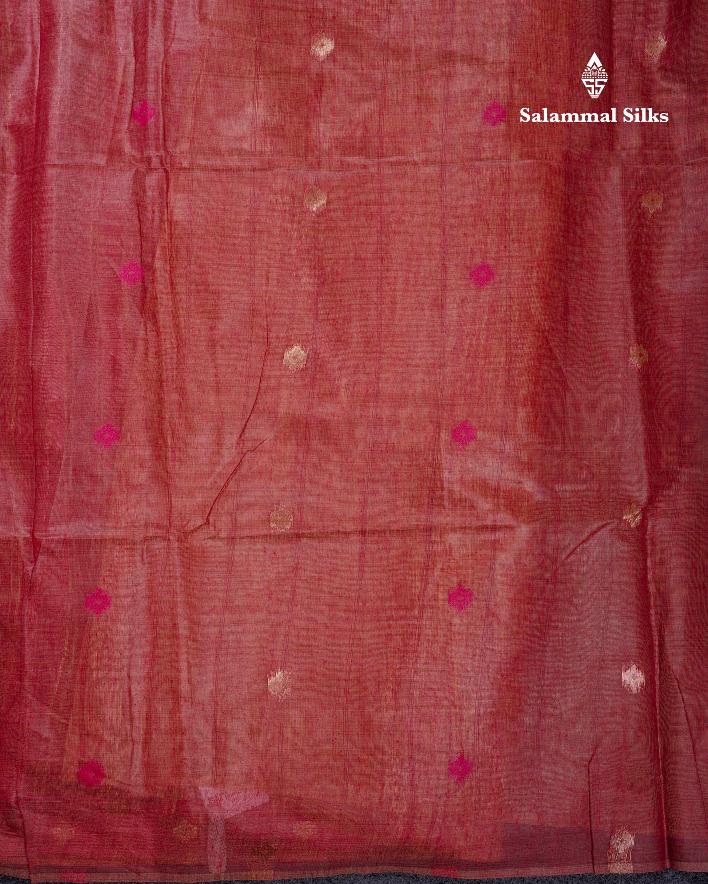 Beautiful Sandal Muga Cotton Saree With Contrast Mustard Yellow Blouse