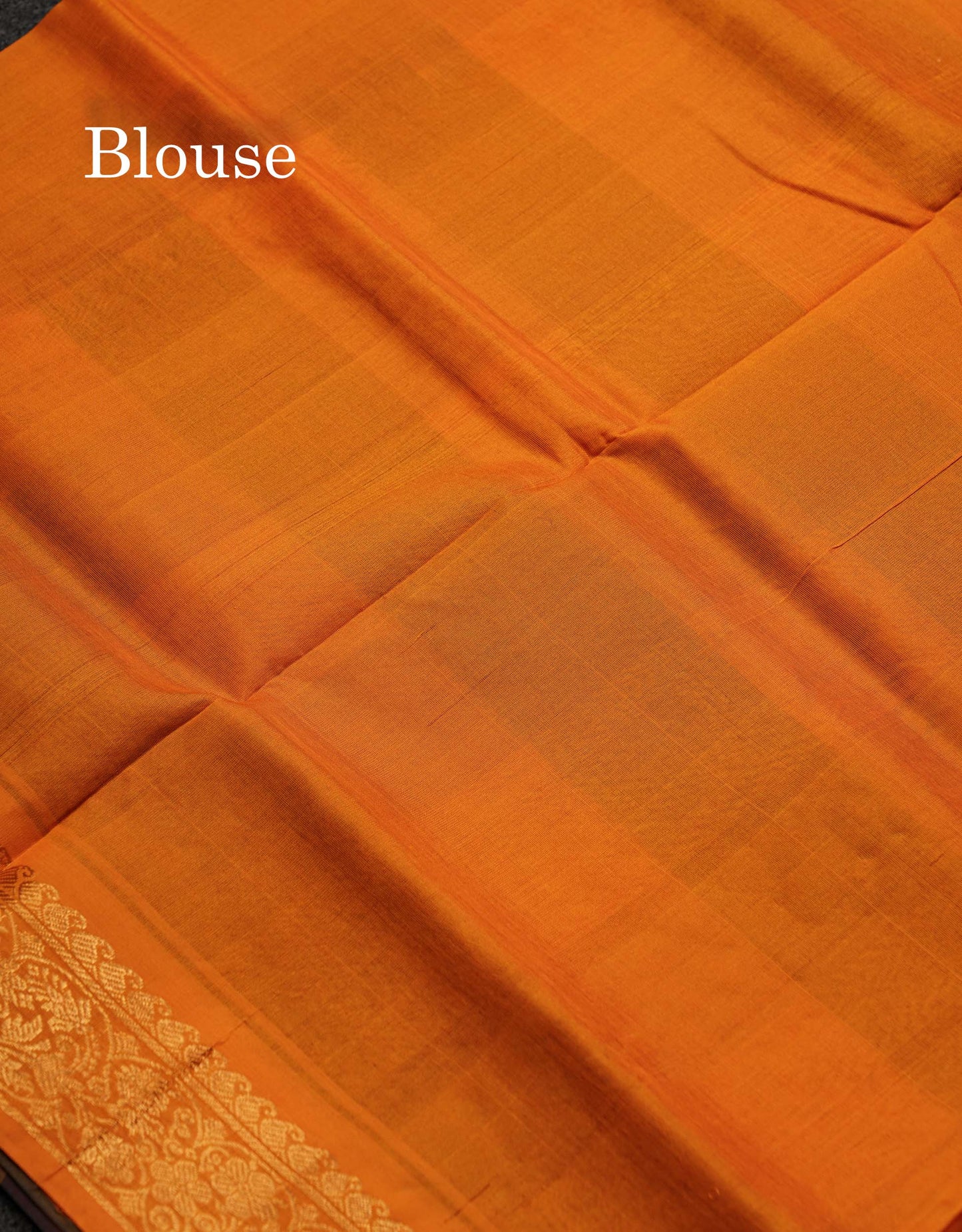 Beautiful Paalum Pazham Checks Pure Silk Cotton Saree With Contrast Mustard Yellow Blouse