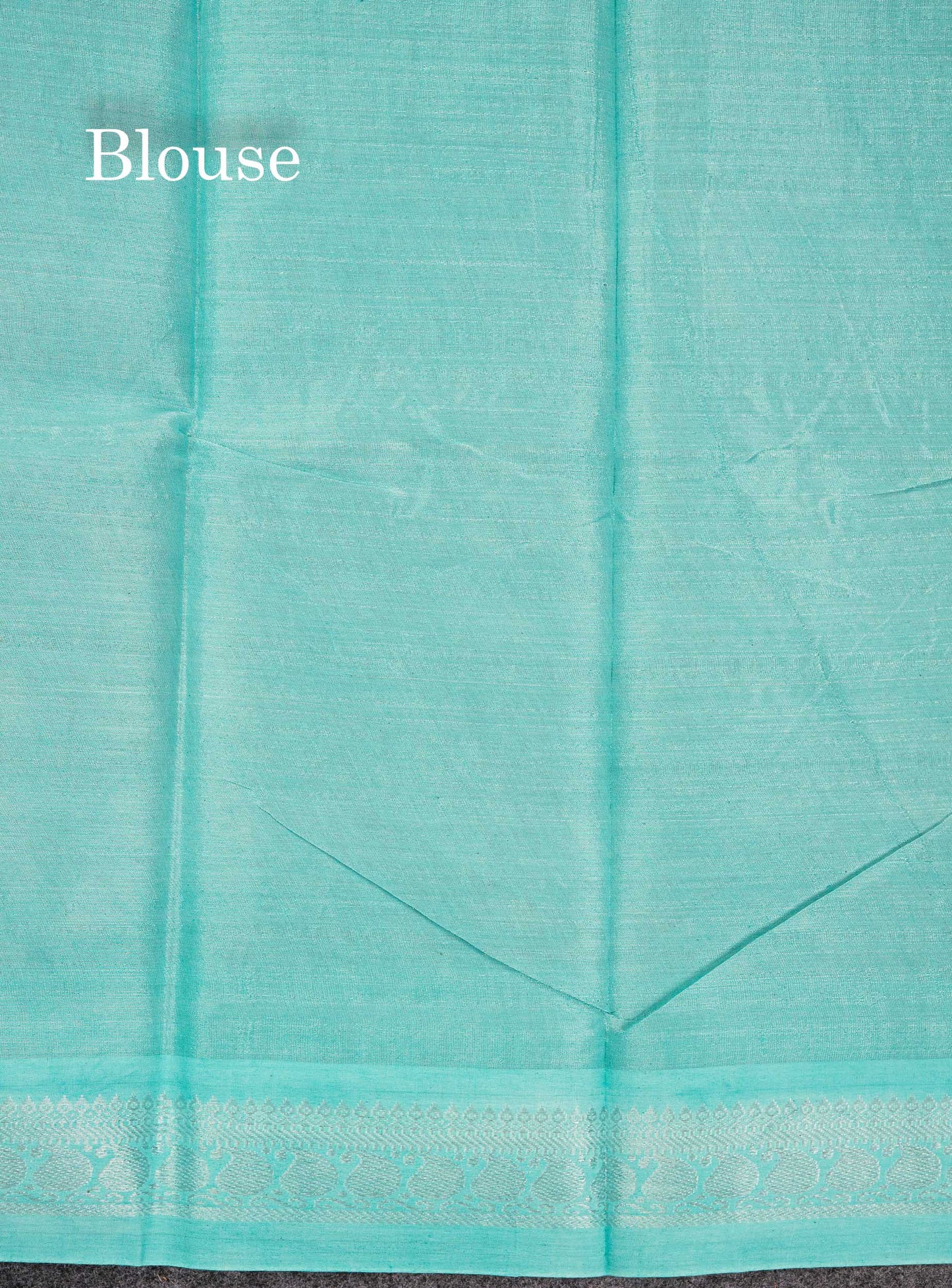 Stunning Pastel Violet Tissue Sungudi Cotton Saree With Small Traditional Silver Zari Border