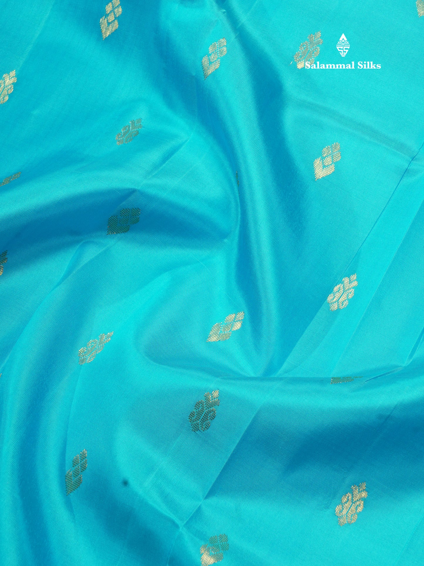 Light Green Pure Kanjivaram Silk Saree With One Side Traditional Border