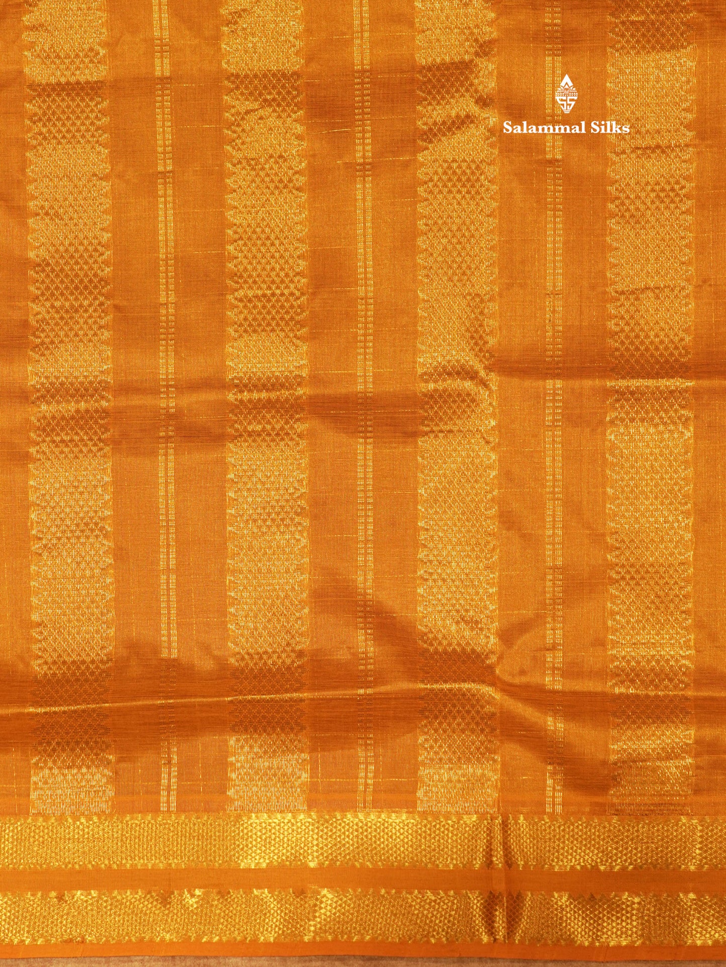 Brown Colour Pure Silk Cotton Saree With Mustard Yellow Border