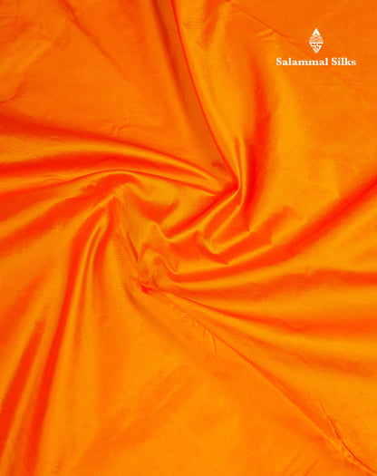 10.5 Yards Semi Silk Saree Green With Contrast Pink Traditional Border