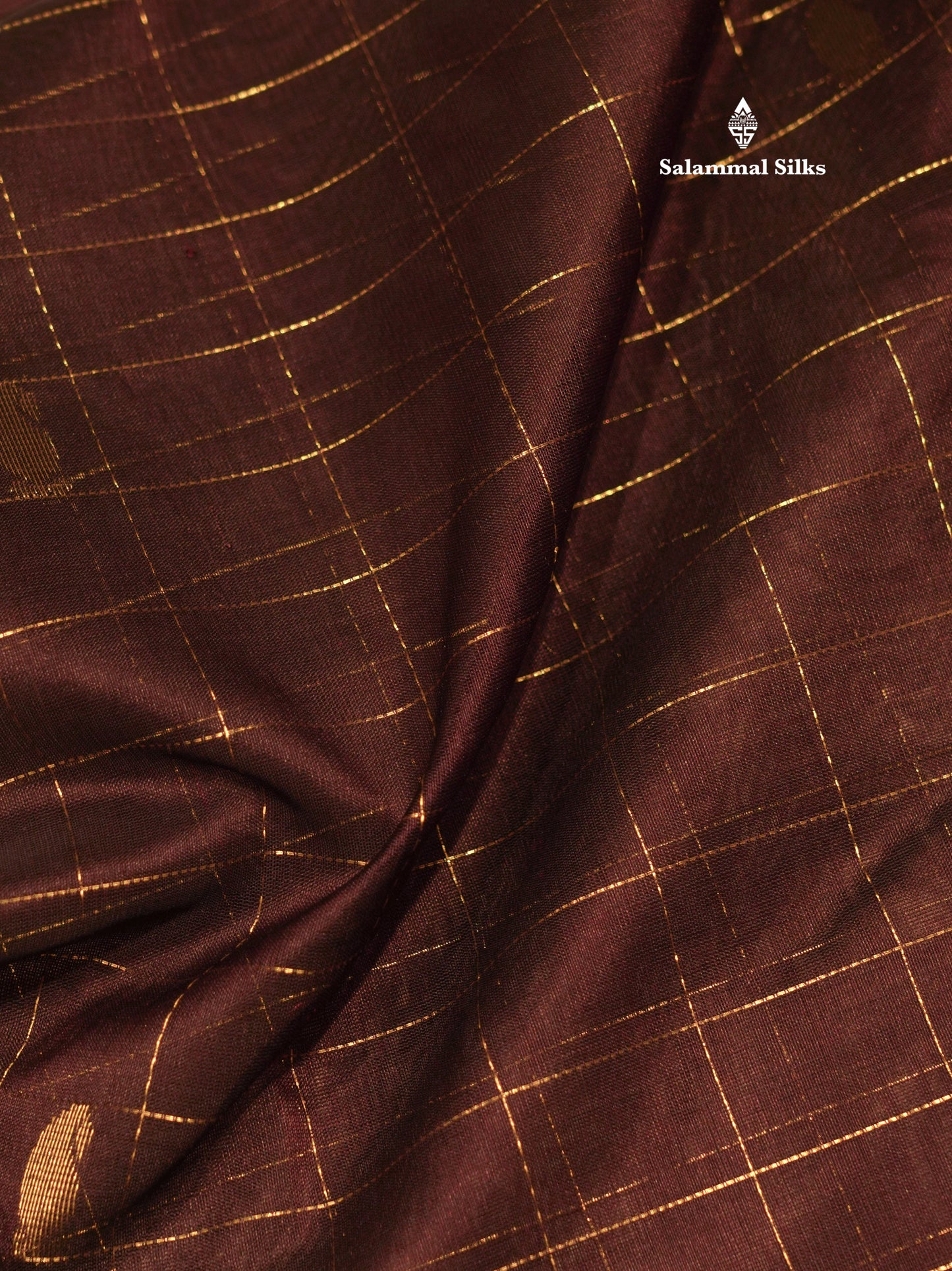 Brown Colour Pure Silk Cotton Saree With Mustard Yellow Border