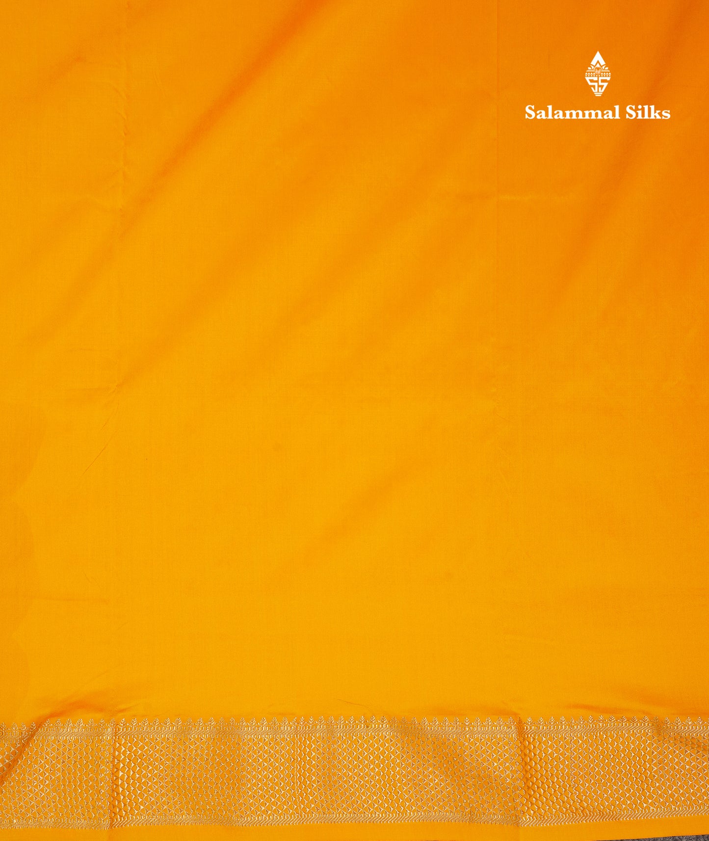 10.5 Yards Semi Silk Saree Peacock Blue Plain With Traditional Border