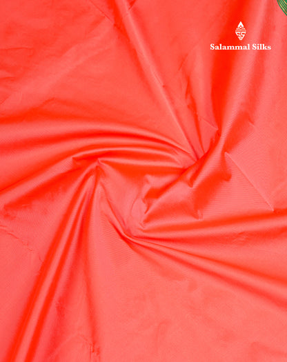 10.5 Yards Semi Silk Saree Green With Contrast Pink Traditional Border