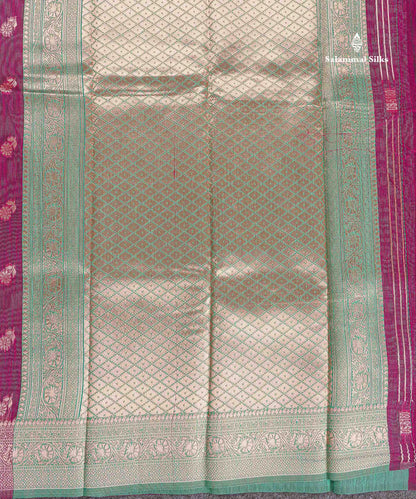 Cotton Mix Saree - Light Pink Colour Body Thread Butta With Fancy Border