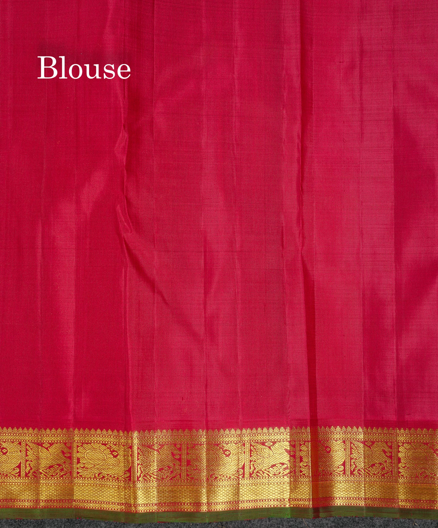 Beautiful Korvai Yellow Checks With Butta Pure Kanjivaram Silk Saree With Contrast Reddish Maroon Traditional Border