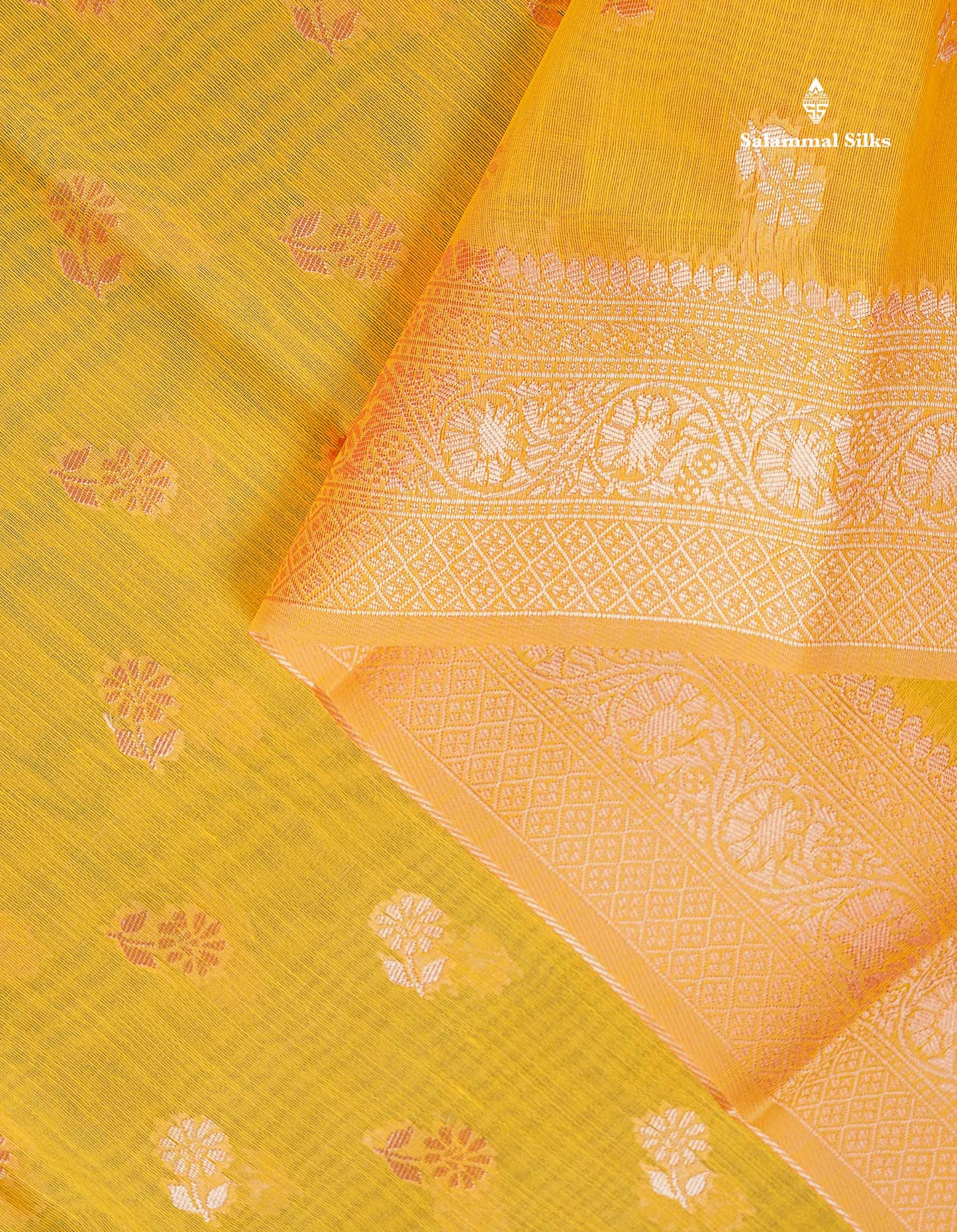 Cotton Mix Saree - Light Pink Colour Body Thread Butta With Fancy Border