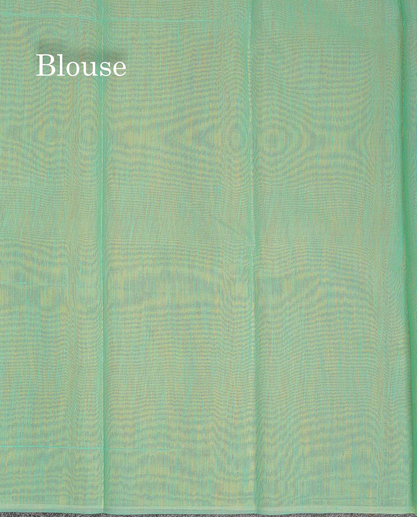 Cotton Mix Saree - Light Pink Colour Body Thread Butta With Fancy Border