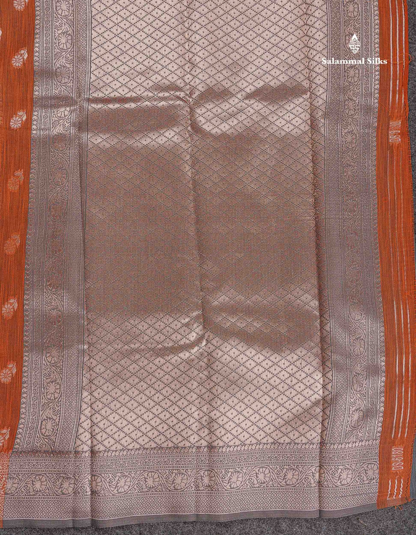 Cotton Mix Saree - Light Pink Colour Body Thread Butta With Fancy Border